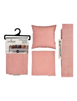 Capa de travesseiro Cor de Rosa 45 x 0,5 x 45 cm 60 x 0,5 x 60 cm