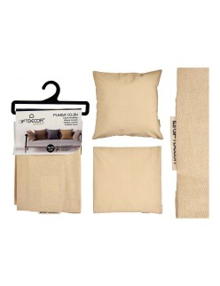 Capa de travesseiro Creme Bege 45 x 0,5 x 45 cm 60 x 0,5 x 60 cm