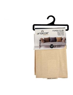 Capa de travesseiro Creme Bege 45 x 0,5 x 45 cm 60 x 0,5 x 60 cm