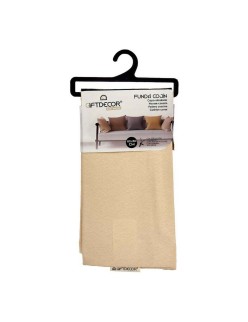 Capa de travesseiro Creme Bege 45 x 0,5 x 45 cm 60 x 0,5 x 60 cm