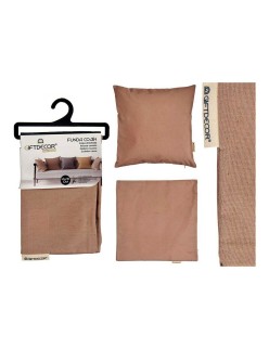 Capa de travesseiro Castanho 45 x 0,5 x 45 cm 60 x 0,5 x 60 cm