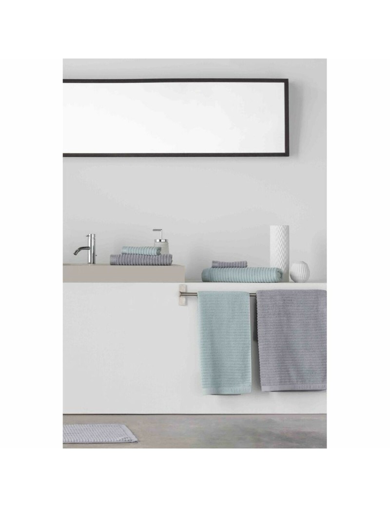 Ensemble de serviettes de toilette Devota & Lomba Vert 100 % coton (3 pcs)