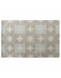 Alfombra DKD Home Decor Beige Poliéster Círculos (200 x 290 x 0.9 cm)
