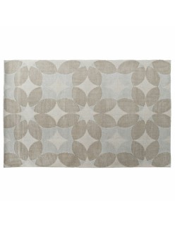 Alfombra DKD Home Decor Beige Poliéster Círculos (200 x 290 x 0.9 cm)