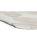 Alfombra DKD Home Decor Beige Poliéster Círculos (200 x 290 x 0.9 cm)
