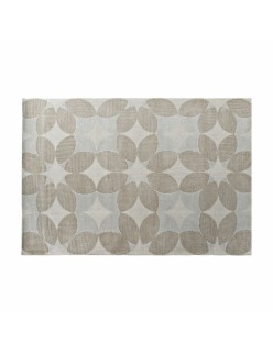 Alfombra DKD Home Decor Beige Poliéster Círculos (160 x 230 x 0.9 cm)