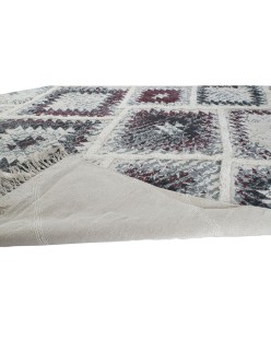Alfombra DKD Home Decor Blanco Rojo Algodón (200 x 290 x 1 cm)