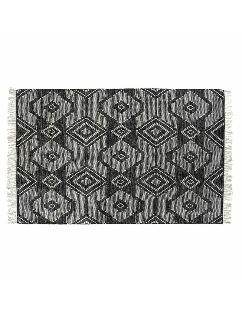 Alfombra DKD Home Decor Blanco Negro Algodón (200 x 290 x 1 cm)