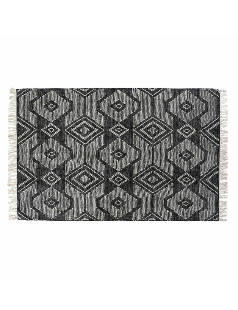 Tapis DKD Home Decor Blanc Noir Coton (160 x 230 x 1 cm)