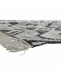 Tapis DKD Home Decor Blanc Noir Coton (160 x 230 x 1 cm)
