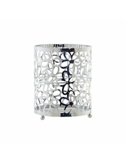 Vassoio Portaposate DKD Home Decor Margarita Argentato Metallo Plastica 12 x 12 x 15 cm