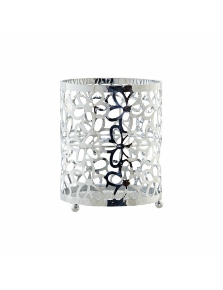 Vassoio Portaposate DKD Home Decor Margarita Argentato Metallo Plastica 12 x 12 x 15 cm