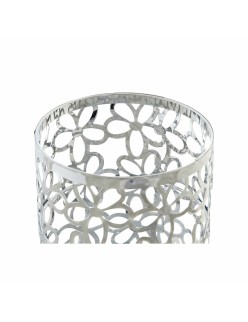 Vassoio Portaposate DKD Home Decor Margarita Argentato Metallo Plastica 12 x 12 x 15 cm
