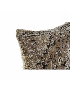 Almofada DKD Home Decor Plástico Branco Castanho Preto Retangular Quadrado Árabe 45 x 12 x 45 cm