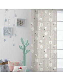 Curtain Haciendo el Indio Cats and Ballons 140 x 260 cm