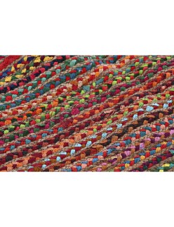 Alfombra DKD Home Decor Algodón Multicolor Jute (200 x 290 x 1 cm)