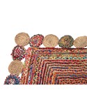 Alfombra DKD Home Decor Algodón Multicolor Jute (200 x 290 x 1 cm)