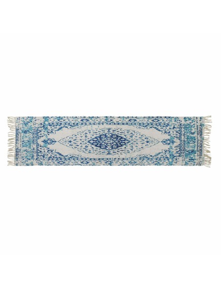 Tapis DKD Home Decor Bleu Coton Chenille (60 x 240 x 1 cm) Tapis DKD Home Decor Bleu Coton Chenille (60 x 240 x 1 cm)