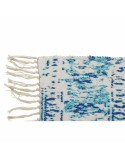 Tapis DKD Home Decor Bleu Coton Chenille (60 x 240 x 1 cm)