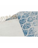 Alfombra DKD Home Decor Azul Algodón Chenille (60 x 240 x 1 cm)