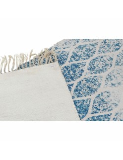 Alfombra DKD Home Decor Azul Algodón Chenille (60 x 240 x 1 cm)