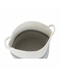 Cestino DKD Home Decor Azzurro Nero Beige Grigio 25 x 25 x 20 cm (4 Pezzi)