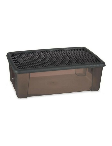 Scatola con Coperchio Stefanplast Elegance Grigio 19,5 x 11,5 x 33 cm 5 L