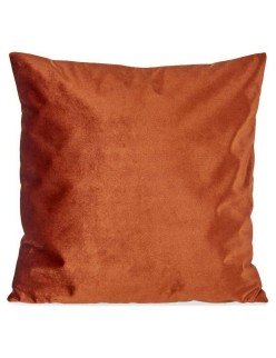 Almofada Poliéster Veludo Laranja (45 x 13 x 45 cm)
