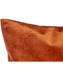 Almofada Poliéster Veludo Laranja (45 x 13 x 45 cm)