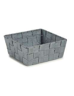 Basket Kipit A3-6929A9 Grey Cloth Braiding 18 x 8 x 21 cm