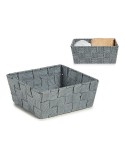 Basket Kipit A3-6929A9 Grey Cloth Braiding 18 x 8 x 21 cm