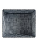 Basket Kipit A3-6929A9 Grey Cloth Braiding 18 x 8 x 21 cm