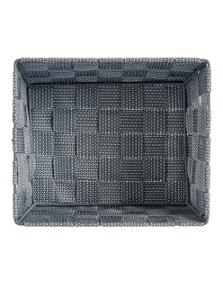 Basket Kipit A3-6929A9 Grey Cloth Braiding 18 x 8 x 21 cm