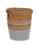Cesto Castanho Cinzento 36 x 43 x 36 cm (36 x 43 x 36 cm)