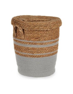 Basket Brown Grey 36 x 43 x 36 cm (36 x 43 x 36 cm)