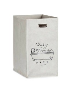 Cesto Berilo Relax Bath Bianco Cartone 60 L 35 x 57 x 35 cm Pieghevole