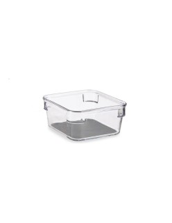 Contenitori per Cassetti Kinvara W623309 Grigio Trasparente