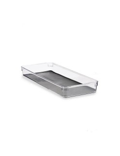 Contenitori per Cassetti Kinvara W623314 Grigio Trasparente