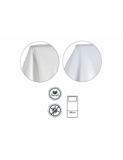 Coprimaterasso Bianco 26 x 34 x 5 cm (90 x 110 cm)
