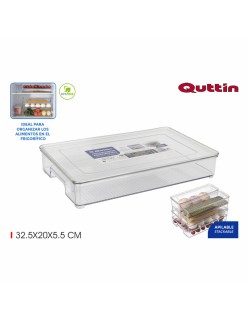 Organizador Multiusos Quttin Com tampa (32,5 x 20 x 5,5 cm)