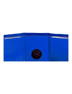 Piscina Smontabile Animali Domestici 80 x 20 x 80 cm Azzurro