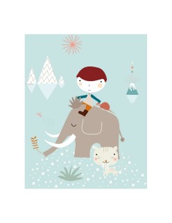 Top sheet Haciendo el Indio Ice Age 180 x 270 cm