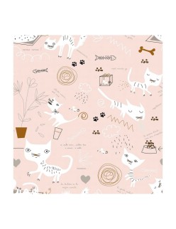Lenzuolo Superiore Panzup Gatos 4 260 x 270 cm