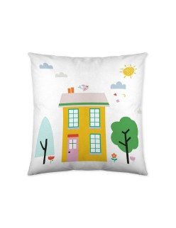Fodera per cuscino Lemon Ribbon Traffic (50 x 50 cm)
