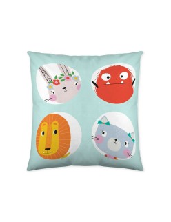Housse de coussin Lemon Ribbon Points (50 x 50 cm)