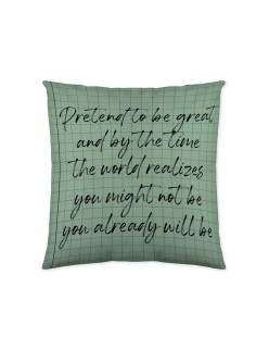 Cushion cover Naturals Scrabble (50 x 50 cm)