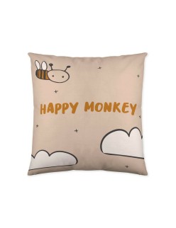 Fodera per cuscino Popcorn Scarf Monkey (60 x 60 cm)