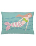 Capa de travesseiro Naturals Mermaids (50 x 30 cm)
