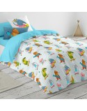 Capa nórdica Naturals Cool Dude Solteiro 150 x 220 cm