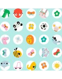 Copripiumino Lemon Ribbon Points Singolo 150 x 220 cm Reversibile